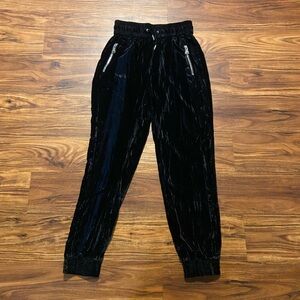 Zara Velvet Joggers